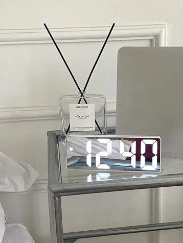 Home Décor & Accessories | Affordable Home Décor | SHEIN USA Bedroom Office Table, Alarm Clock Digital, Table Alarm Clock, Bedroom Clocks, Clock Digital, Toddler Table, Led Clock, Table Clocks, Mantel Clocks