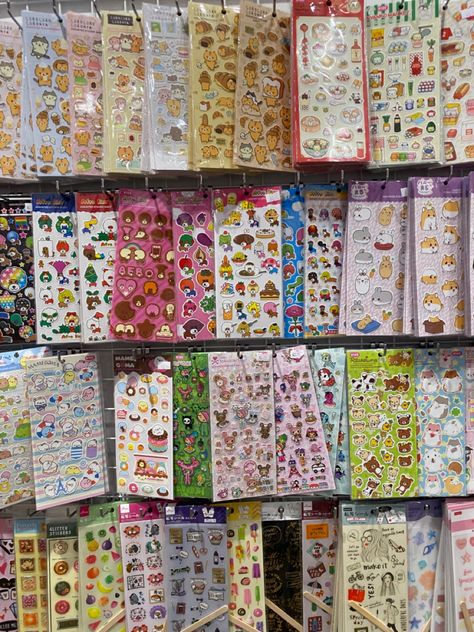 Daiso Sticker, Aliexpress Stickers, Cute Sticker Sheets, Rilakkuma Kawaii, Stationery Obsession, Stickers Sheet, Cute Stationary, Mia 3, Kawaii Stickers