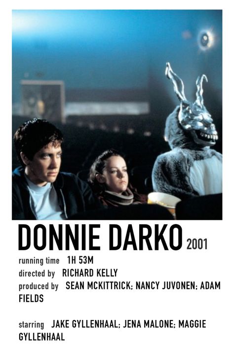 Donnie Darko Minimalist Poster, Donnie Darko Polaroid Poster, Donnie Darko Movie Poster, Sigma Movies, Her Movie Poster, Donnie Darko Poster, Donnie Darko Movie, Album Prints, Minimalist Movie Posters