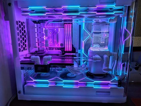 RGB build » builds.gg Rgb Pc Setup, Cpu Socket, Tech Ideas, Gaming Pc Build, Pc Build, Gaming Tech, Pc Setup, Pc Gamer, Core I7