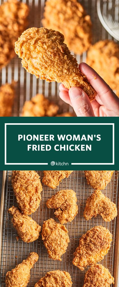 I Tried The Pioneer Women's Fried Chicken Recipe | Kitchn Pioneer Woman Recipes Dinner, Best Fried Chicken Recipe, Fried Chicken Drumsticks, Easy Fried Chicken, Oven Fried Chicken Recipes, Fried Chicken Legs, Chicken Leg Recipes, Making Fried Chicken, Drumstick Recipes