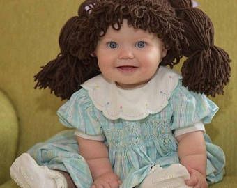 Fran Cosplay, Cabbage Patch Kids Costume, Cabbage Patch Wig, Cabbage Patch Costume, Halloween Kostüm Baby, Cabbage Patch Hat, Baby Wig