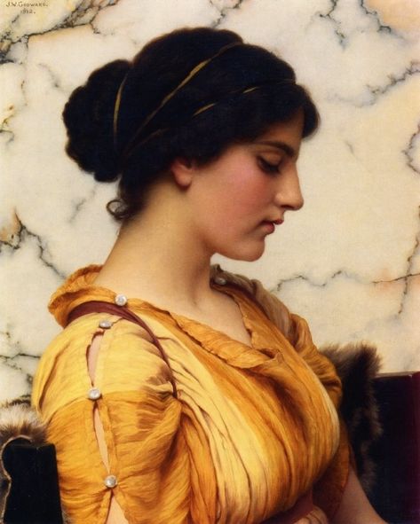 "Sabinella" John William Godward - Artwork on USEUM Ancient Greece Aesthetic, William Godward, John William Godward, Lawrence Alma Tadema, Pick Art, Animation Artwork, Famous Artwork, Pre Raphaelite, Oil Painting Reproductions