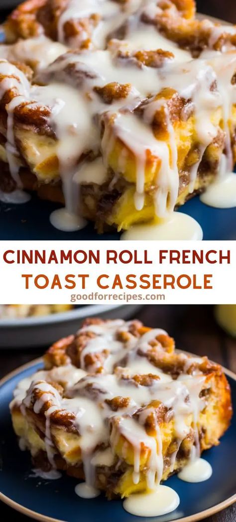 Cinnamon Roll French Toast Casserole, Cinnamon Roll French Toast Bake, Cinnamon Roll French, Cinnamon Roll French Toast, Thanksgiving Breakfast, French Toast Casserole Recipes, Cinnamon French Toast, French Toast Easy, Easy Cinnamon