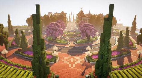 Hermitcraft Builds, Minecraft Park, Minecraft S, Minecraft Kingdom, Minecraft Garden, Minecraft Theme, Minecraft Structures, Mc Ideas, Minecraft Cottage