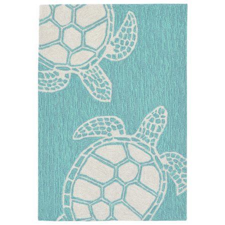 Turtle Outline, Tropical Motifs, Aqua Rug, Aqua Area Rug, Synthetic Rugs, Indoor Outdoor Rug, Sea Turtles, Perfect Rug, Rug Shapes