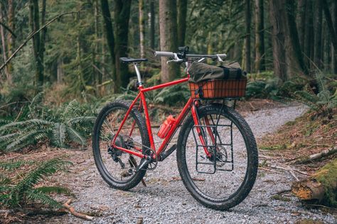 Wizard Works Alakazam Basket Bag Review - BIKEPACKING.com Bike Reference, Touring Bicycles, Red Corvette, Commuter Bicycle, Touring Bike, Commuter Bike, Bike Gear, Bike Rack, The Wizard