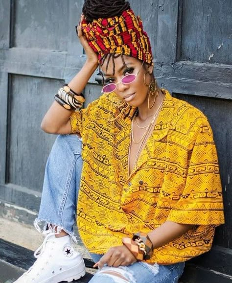 Woman Reference, Sean Kingston, Afro Punk Fashion, Afrocentric Fashion, Look Boho Chic, Afrikaanse Mode, Afro Style, African Inspired Clothing, Vintage Thrift