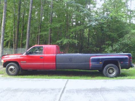 BangShift.com Craigslist Find: A 1999 Dodge Ram 2500 With A Cummins, A Stick.....And A 13-Foot Long Bed - BangShift.com 1998 Dodge Ram 2500 Cummins, Ram Dually, Dodge Ram 2500 Cummins, Dodge Dually, Ram 2500 Cummins, Scott Brown, Exploding Kittens, Long Bed, Car Memes