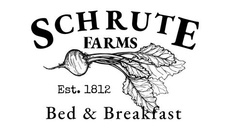 Schrute Farms, Farm Logo, Home Logo, Bed And Breakfast, Bed