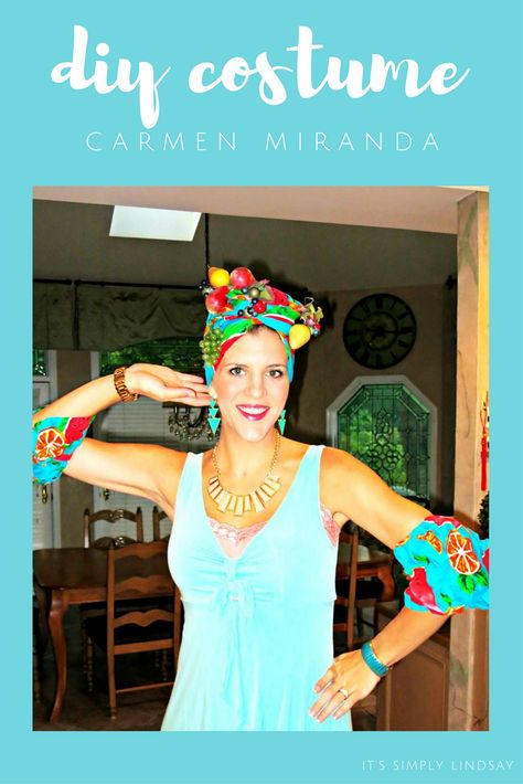 Carmen Miranda Costume Diy, Chiquita Banana Costume, Carmen Miranda Costume, Banana Costume, Chiquita Banana, Skirt Diy, Carmen Miranda, Diy Costume, Diy Skirt