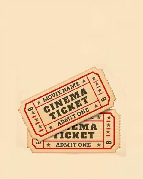 Admit One Ticket, Diy Phone Case Design, Cinema Ticket, Film Life, Ticket Design, Movie Tickets, Publication Design, Admit One, Diy Phone