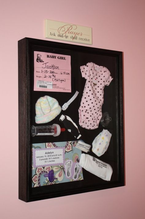 Quadro de memórias Shadow Box Ideas, Shower Bebe, Baby Time, Everything Baby, Baby Crafts, Box Ideas, Future Baby, Future Kids