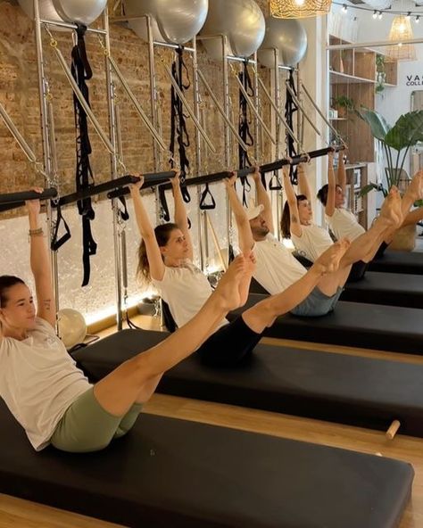 Koray Yağmur on Instagram: "New Pilates Adventure from Barcelona with @pampastudio!🇪🇸💪  On day 3 of our Barcelona trip, we teamed up with the amazing team at @pampastudiobcn! ✨  This time, we’re bringing you a brand-new Pilates series using the push thru bar on the Tower. Our energy and motivation are at an all-time high! 🚀  Join us in trying out this series and tag us in your posts. We’re on a mission to show you that staying fit and healthy with Pilates is possible anywhere in the world. 💪🌍  #BarcelonaPilates #Pampastudiobcn #Tower #PushThruBar #PilatesTravel #HealthyLiving #TravelMotivation #reklam #tavsiye" International Pilates Day, Pilates Bar Results, Lia Bartha Pilates, Barre Core, Pilates Tower, Balanced Body Pilates Reformer, Energy And Motivation, Speed Up Your Metabolism, Pilates Core