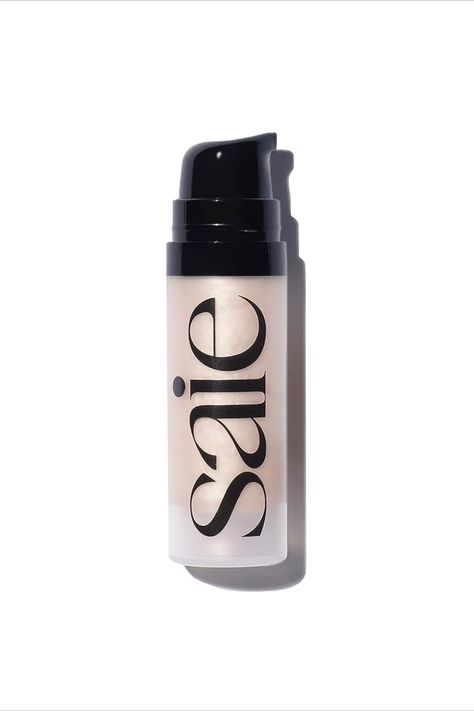 Saie Glowy Super Gel Lightweight Illuminator - Luminizer for Glowing Skin, Wear Alone or Under Makeup - Starglow (0.5 fl oz) Saie Makeup Products, Saie Glowy Super Gel, Glowy Super Gel, Unrealistic Wishlist, Good Makeup, Squalane Oil, Oil For Dry Skin, Makeup List, Natural Glowy Makeup