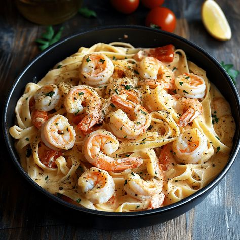 Creamy Marry Me Shrimp Pasta - Shrimp Marry Me Pasta, Mary Me Shrimp Pasta, Garlic Butter Shrimp Fettuccine, Marry Me Shrimp Pasta Recipe, Shrimp Meals Dinners, Marry Me Shrimp Pasta, Shrimp And Tortellini Recipes, Meals With Shrimp, Italian Shrimp Pasta