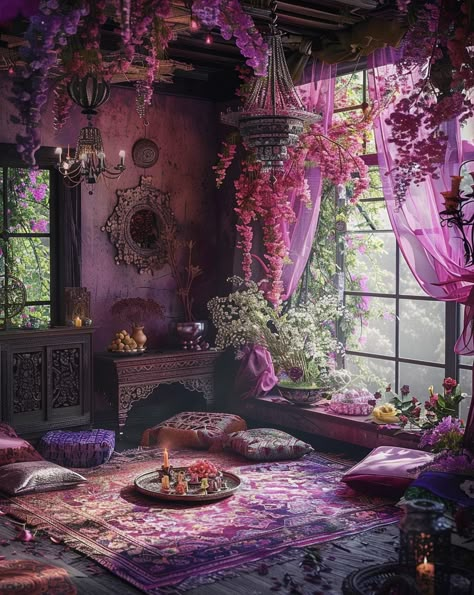 Creative Rooms In Houses, Dreamy Living Room, Dream Bedroom Inspiration, Fairytale House, Fantasy Rooms, Dream Apartment Decor, Classy Decor, Fantasy House, Dream Room Inspiration