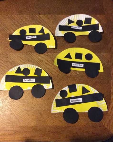 School Bus Art For Toddlers, Transportation Arts And Crafts, Bus Driver Activities For Preschool, Preschool Movement Activities, Rosa Parks Bus, School Bus Art, School Bus Crafts, Bus Crafts, Bus Art