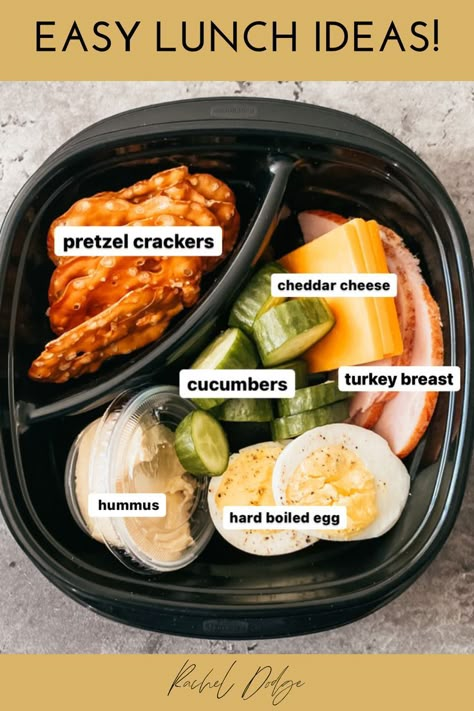 Healthy Easy Lunch Ideas, Healthy Easy Lunch, Easy Healthy Lunch Ideas, Easy Lunch Idea, Easy Healthy Lunch, Meal Prep Snacks, Healthy Lunch Snacks, Easy Lunch Ideas, Healthy Lunch Meal Prep