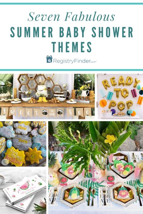 7 Sweet Summer Baby Shower Themes (plus even more creative ideas) Summer Theme Baby Shower Ideas For Boys, August Baby Shower Ideas Boy, Summer Boy Baby Shower Themes, Baby Shower Themes For Boys Summer, Outdoor Summer Baby Shower Ideas, Boy Summer Baby Shower Ideas, Boy Baby Shower Themes Summer, Summer Boy Baby Shower Ideas, Baby Boy Shower Ideas Themes Summer