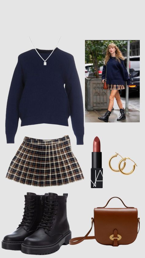 taylor swift inspired outfit! #taylorswift #swifties #outfitinspo #luvtaylor Taylor Swift Christmas, Taylor Swift Inspired, Taylor Swift Outfits, Fall Fits, Church Outfits, Taylor Swift Style, Back To School Outfits, Christmas Fashion, Fall Winter Outfits