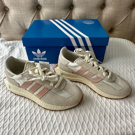 New In Box: Adidas Women’s Retropy E5; 9; Owhite/Bliora/Alumin Adidas Retropy E5 Women, Adidas Retropy Outfit, Casual Adidas Activewear, Breathable, Adidas Moisture-wicking Relaxed Fit Top, Adidas Retropy E5, Adidas All Star, Adidas Retropy, Lacing Shoes For Running, Adidas Athletic Shoes