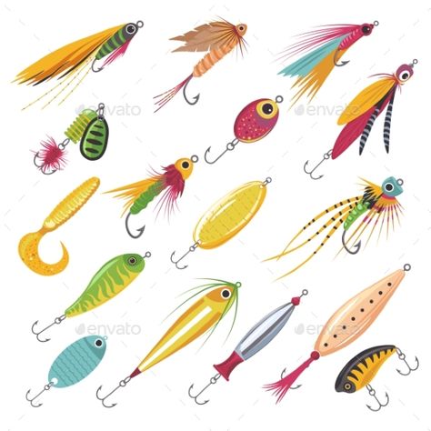 Fishing Lures Fishing Lures Art Drawings, Fishing Lure Drawing, Watercolors Ideas, Rapala Fishing Lures, Fishing Lures Art, Fish Lure, Painted Fish, Drawn Fish, Design Art Drawing