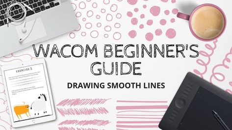 Wacom Tablet Tutorial, Wacom One Digital Art, Drawing Straight Lines, Wacom Pen, How To Draw Anything, Digital Art Tutorial Beginner, Computer Knowledge, Wacom Cintiq, Digital Art Beginner