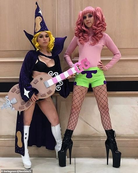 Spongebob Movie Costume, Girly Teen Girl Spongebob, Wizard Spongebob Costume, Spongebob Goofy Goober Costume, Spongebob Wizard Costume, Spongebob Group Costumes, Patrick In Heels, Doodlebob Costume, Spongebob Goofy Goober