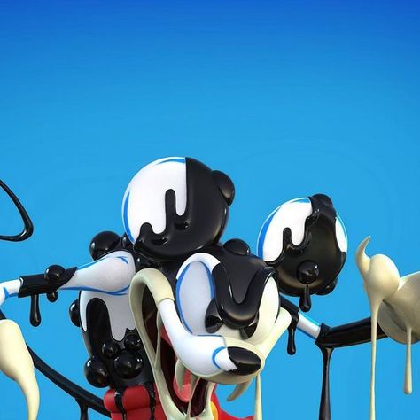 Deedot - Donny Hamilton on Instagram: "While at Disney one of my Mickey design for Epic Mickey was rejected. I always wanted to turn him into 3D. Here he is. It’s alive…ALIVE!!! #mickeymouse #epicmickey #disneyfanart #creaturedesign #disneyvillains #3dart #3dcharacterdesign #characterillustration #3dmodeling #characterartist #gamedev #gameartist #cgart #cgartist" Epic Mickey Concept Art, Epic Mickey 2, Cartoon City, Epic Mickey, 3d Toys, Oswald The Lucky Rabbit, City Cartoon, Lucky Rabbit, Animation Reference