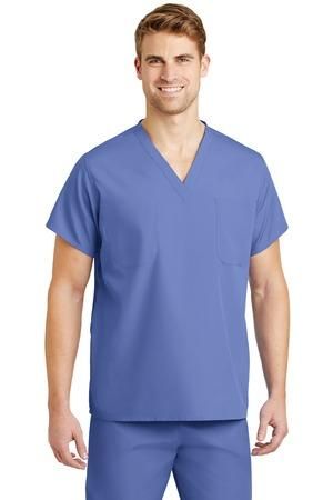 Reversible V-Neck Scrub Top. CS501 Sizes: S-4XL Polo Shirt Outfits, Mens Fashion Smart, Medical Scrubs, Professional Look, Scrub Pants, Scrub Tops, Work Shirts, Workwear Dress, Wholesale Clothing