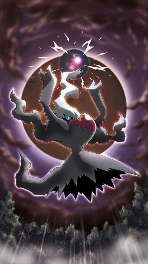 Darkrai Pokemon, Pikachu Pokemon Go, Dark Type Pokemon, Giratina Pokemon, Dark Pokémon, Powerful Pokemon, Pokemon Dragon, Pokemon Team, Wall Scroll