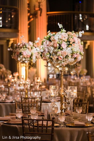 Indian wedding reception floral and decor                                                                                                                                                                                 More Wedding Reception Indian, Indian Wedding Centerpieces, Indian Wedding Receptions, Indian Reception, Reception Backdrop, Rustic Wedding Decorations, Wedding Reception Backdrop, Wedding Reception Flowers, Wedding Reception Centerpieces