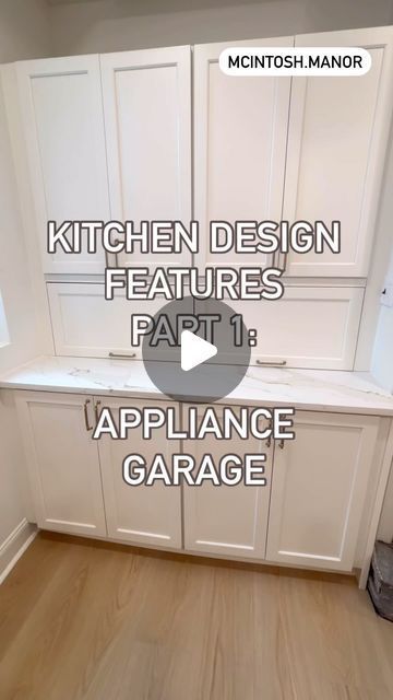 Kitchen Storage Ideas Appliances, Kitchen Garage For Appliances, Small Garage Kitchen Ideas, Kitchen Garage Ideas, Appliance Station Kitchen, Appliance Garage In Pantry, Appliance Cabinet Diy, Appliance Bar In Kitchen, Pantry For Small Appliances