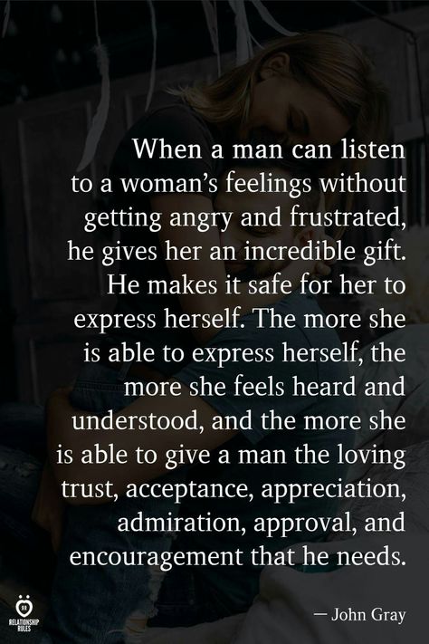 Ending Relationship Quotes, Listening Quotes, Emotional Intimacy, Relationship Things, Relationship Quotes For Him, Relationship Rules, Marriage Quotes, Quotes For Him, Love Quotes For Him