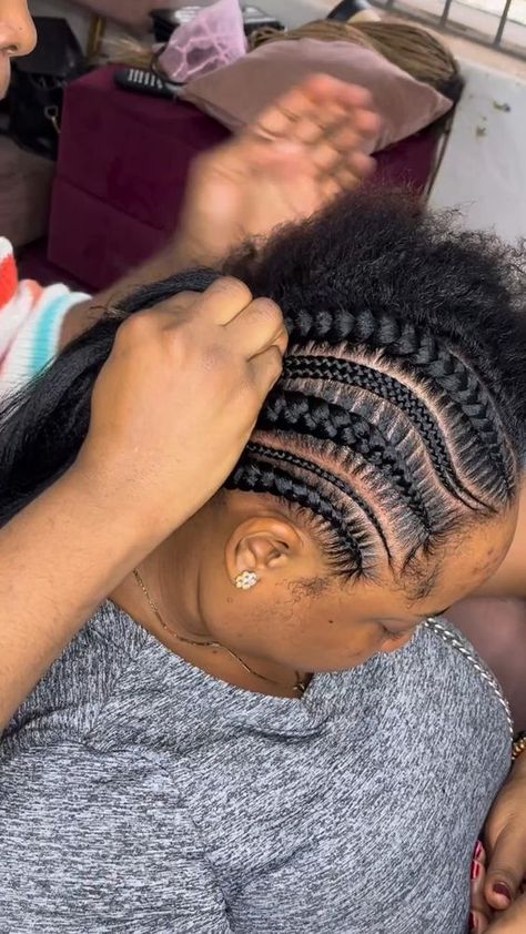 Latest Braided Hairstyles, Latest Hair Braids, Cornrows Natural Hair, Cornrows Braids For Black Women, Quick Braids, Short Box Braids Hairstyles, Twisted Hair, Quick Natural Hair Styles, Braided Cornrow Hairstyles