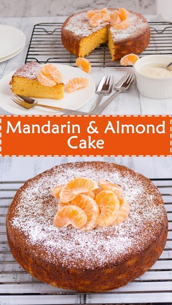 Spring Hosting, Sugee Cake, Mandarine Recipes, Orange Almond Cake, Cupcakes Cheesecake, Orange And Almond Cake, Spring Time Desserts, Citrus Cake, Beautiful Recipes