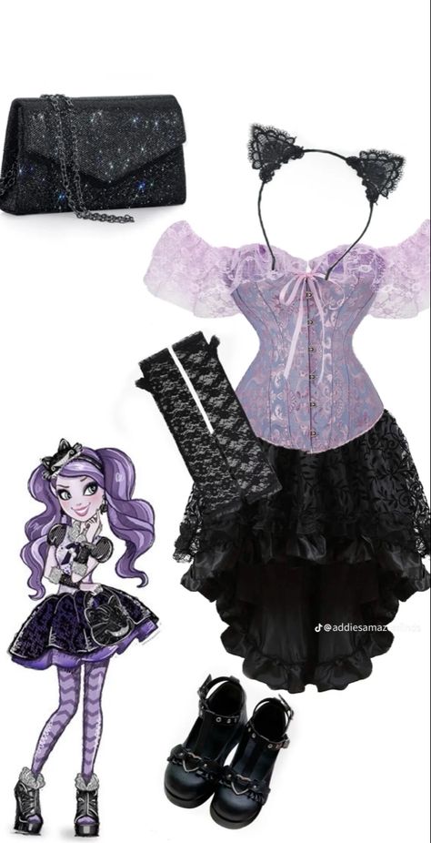 Cheshire Cat Outfit Aesthetic, Cheshire Cat Inspired Outfits, Cheshire Cat Halloween, Alice In Wonderland Outfit, Cat Halloween Costume, Alt Outfits, Trendy Halloween Costumes, Mahō Shōjo, Pastel Outfit