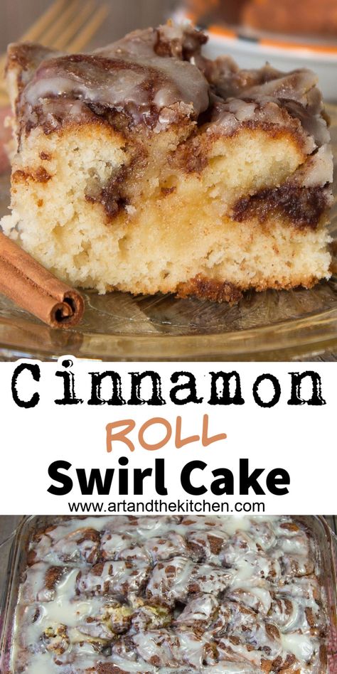 Cinnamon Bun Coffee Cake, Cinnamon Bun Cake In The Oven, Cinnamon Roll Swirl Cake, Gooey Coffee Cake, Easy Cinnamon Roll Cake With Box Cake, Cinna Bun Cake, Homemade Cinnamon Swirl Bagels, Cinnamon Swirl Cake With Box Cake, Cinnamon Bun Cake Mix Recipes