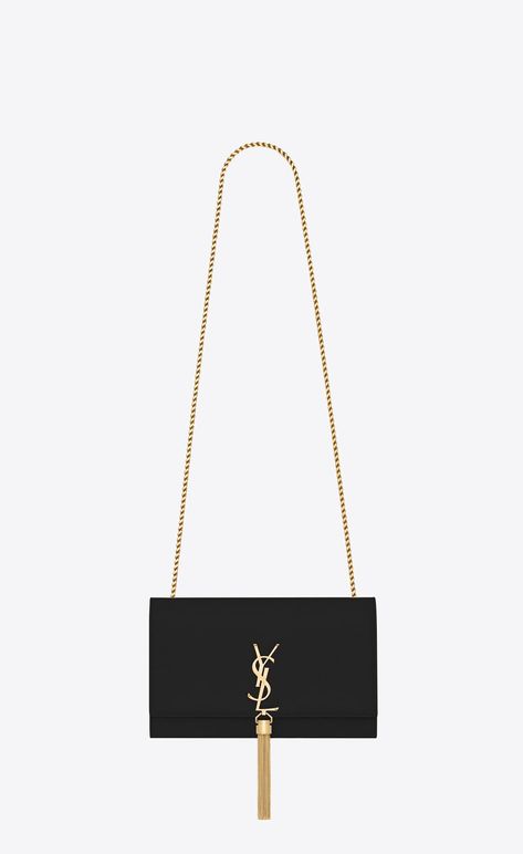 Saint Laurent Store, Ysl Kate, Kate Bags, Wallet Chain, Leather Tassel, Medium Bags, Chain Bags, Designer Bags, Leather Fashion