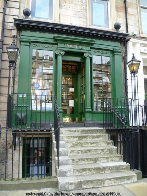 NT2574 :: Victorian shop front, George Street, near to Edinburgh, Great Britain by kim traynor Victorian Edinburgh, Shop Facade, Building Front, Shop Windows, Victorian Architecture, Shop Fronts, Shop Front Design, Shop Front, Travel Tourism