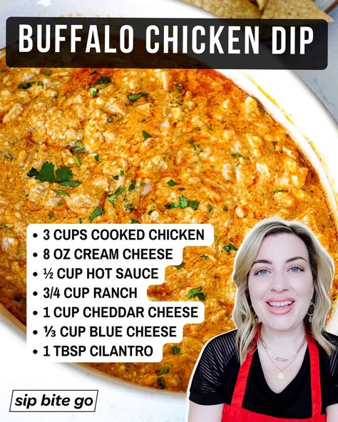 Ready to take your snack game to the next level? You've got to try this amazing buffalo chicken dip recipe—it's a real crowd-pleaser! Creamy, spicy, and utterly delicious, it's perfect for any gathering or just a cozy night in. Serve it up with some chips or veggies, and get ready to enjoy! The Best Buffalo Chicken Dip, Best Buffalo Chicken Dip, Buffalo Chicken Dip Ingredients, Easy Buffalo Chicken Dip, Pizza Pasta Recipe, Buffalo Chicken Dip Easy, Frozen Steak, Creamy Pesto Pasta, Easy Buffalo Chicken