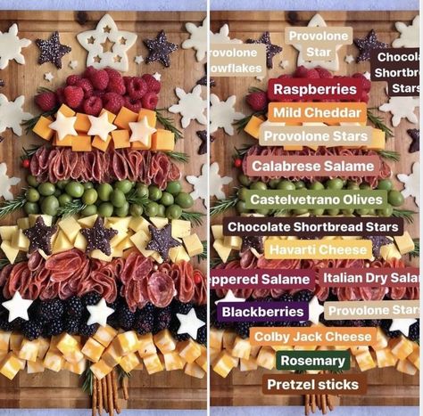 Christmas Cheese Boards, Lunch At Home, Christmas Salad, Charcuterie Ideas, Christmas Cheese, Lights For Christmas, Christmas Recipes Appetizers, Easy Lunch Ideas, Holiday Party Foods