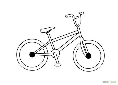 Mongoose Mountain Bike, Mountain Bike Tattoo, Bicycle Drawing, Simple Bike, Bike Tattoos, Bike Drawing, Bike Sketch, Bmx Bicycle, Cd Art