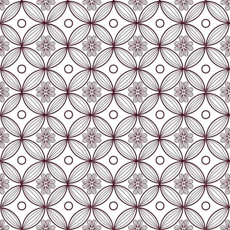 Modern Javanese Batik Kawung seamless pattern Javanese Batik, Motif Batik, Batik Pattern, Seamless Pattern, Seamless Patterns, Batik, The Modern, Vector Art, Pattern Design