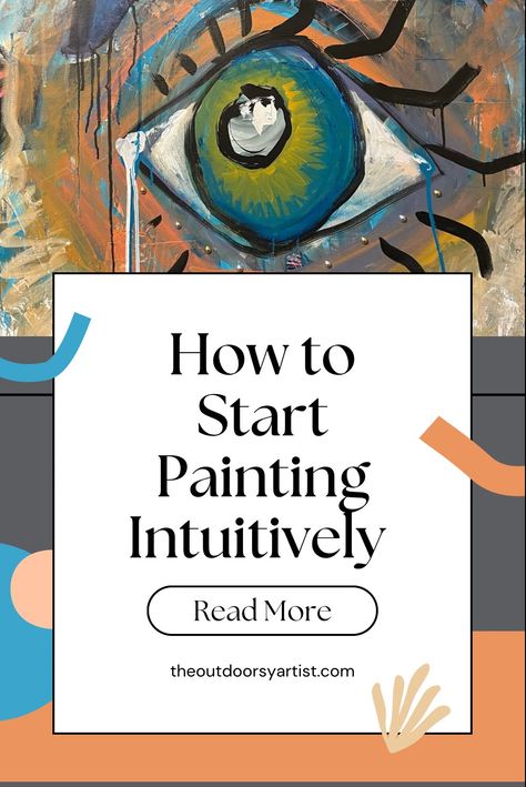 Intuitive Painting is an exciting and exhilarating form of painting that combines the power of abstract expressionism with the sheer joy of free-flowing creativity. It is an open-ended process that allows artists to explore their innermost feelings and emotions and to express them through a unique form of art. As you grow as an artist, you will discover the capability of this creative medium to unleash your imagination and creativity, inspiring you to produced raw and beautiful works of art. Expressing Emotions Through Art, Painting Your Emotions, Easy Abstract Art For Beginners, Emotion Painting Feelings, Intuitive Painting Tutorial, How To Start Painting, Painting Mood, Playful Painting, Emotional Painting