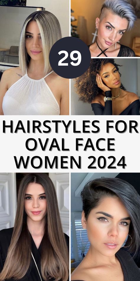 Top 29 Hairstyles for Oval Face Women in 2024: Trendy Cuts & Styles Oval Face Hairstyles With Bangs, Hair For Oval Face Shape Medium, Oval Face Celebrities, Short Hairstyles For Oval Face, Oval Face Women, Hairstyles Shaved Sides, Small Face Hairstyles, Indian Wavy Hair, Hairstyles For Oval Face