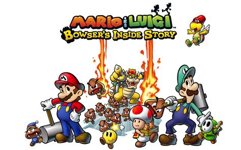 Luigi Background, Bowsers Inside Story, Mario And Luigi Games, Superstar Saga, Luigi Bowser, Mario Fanart, Chill Art, Mario Video Game, Story Wallpaper