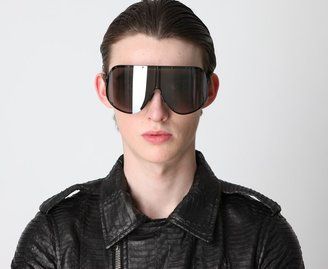 Rick Owens Sunglasses Rick Owens Glasses, Rick Owens Sunglasses, Stylish Glasses, Shield Sunglasses, Eyewear Design, Online Magazine, Rick Owens, Tom Ford, Shopping Cart