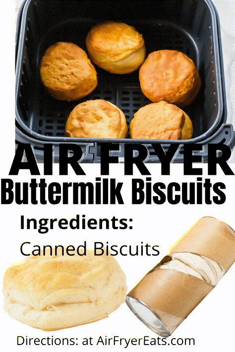 Air Fryer Biscuits (Canned + Refrigerated) - Air Fryer Eats Air Fryer Biscuits Canned, Refrigerated Biscuit Recipes, Biscuits Red Lobster, Air Fryer Biscuits, Lobster Biscuits, Air Fryer Recipes Breakfast, Red Lobster Biscuits, New Air Fryer Recipes, Air Fryer Recipes Snacks